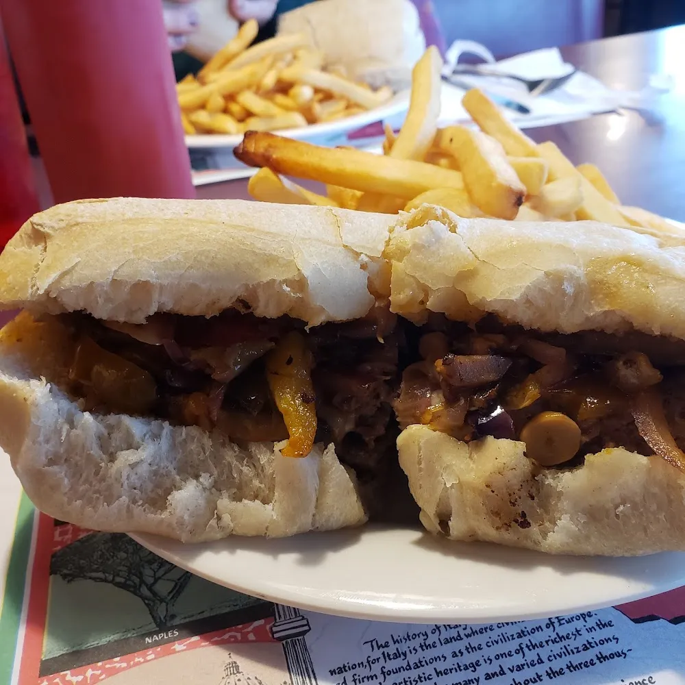 Hamburger with the Works